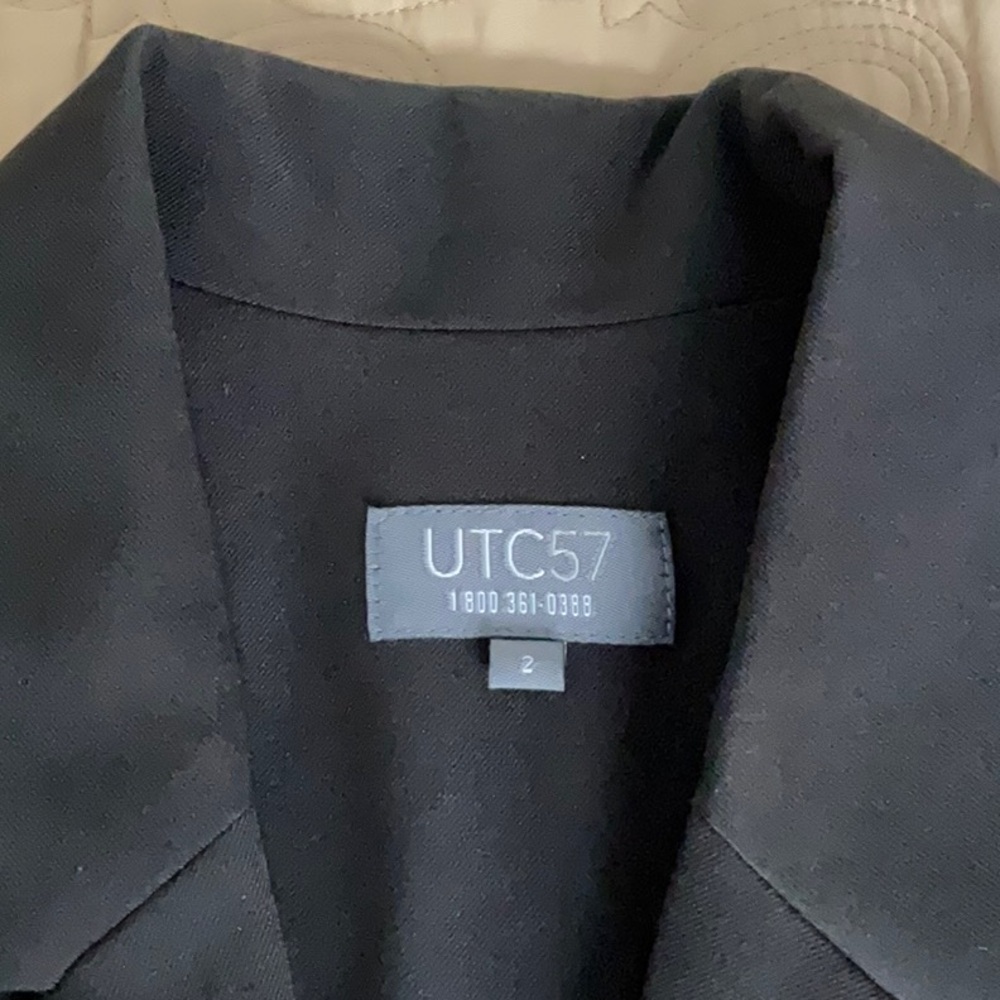 Women's Utc57 Classic Long Blazer / Black / Size 2 - Picture 6 of 16